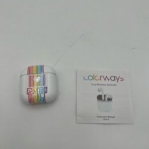 Colorways "Pride" Rainbow Pro Bluetooth True Wireless Earbuds New